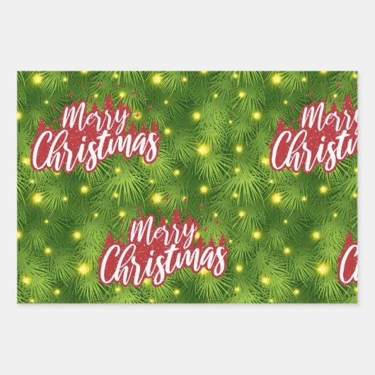 Feestelijke wraps voor vrolijke momenten inpakpapier vel (Voorkant 3)