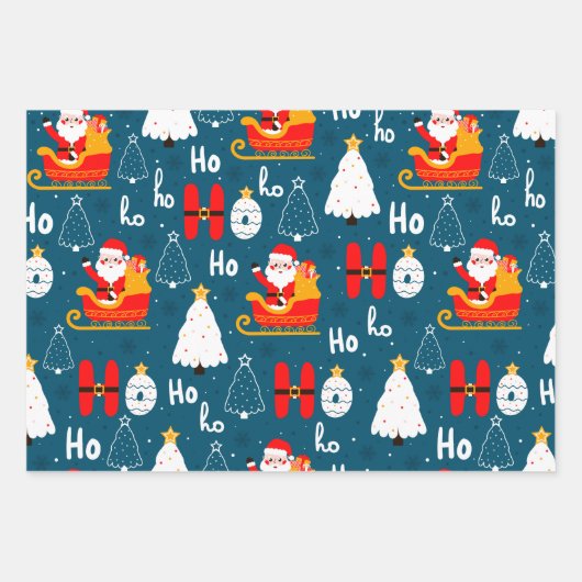 Feestelijke wraps voor vrolijke momenten inpakpapier vel (Voorkant)