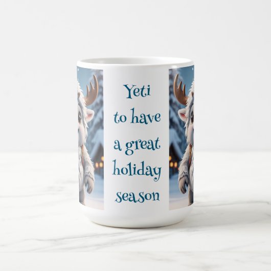 Feestelijke Yeti Koffiemok (Center)