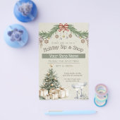 Feestelijke zakelijke Vakantie Evenement marketing Flyer (Enkel)