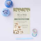 Feestelijke zakelijke Vakantie Evenement marketing Flyer (Enkel)