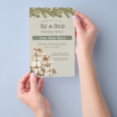 Feestelijke zakelijke Vakantie Evenement marketing Flyer (Hand)