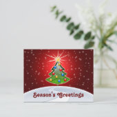 Feestelijke zaken Kerstgroet Briefkaarten (Staand voorkant)