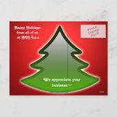 Feestelijke zaken Kerstgroet Briefkaarten (Achterkant)