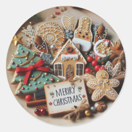 Feestelijke zegels: Merry Christmas Stickers & lab