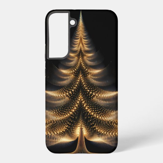 FEESTELIJKE ZWART & GOUD VAKANTIE KERSTBOOM SAMSUNG GALAXY HOESJE (Achterkant)