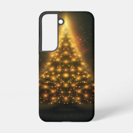 FEESTELIJKE ZWART & GOUD VAKANTIE KERSTBOOM SAMSUNG GALAXY HOESJE