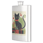 Feestelijke zwarte kat flacon (Links)