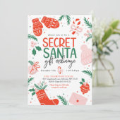 FeestelijkeSecretSanta Kaart (Staand voorkant)