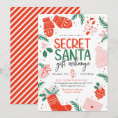 FeestelijkeSecretSanta Kaart (Voorkant / Achterkant)