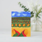 feestelijkheid briefkaart (Staand voorkant)