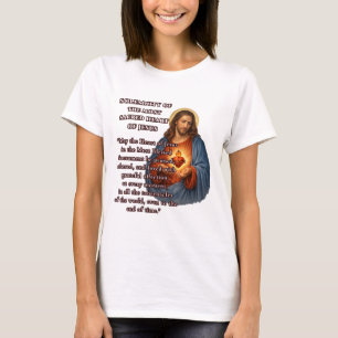 Feestelijkheid van het Heilig Hart van Jezus Gebed T-shirt
