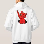 Feesten als een Rockster Hoodie (Achterkant)