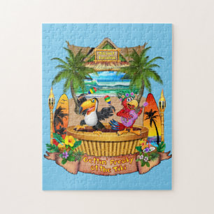 FEESTEN BIJ DE TIKI LEGPUZZEL