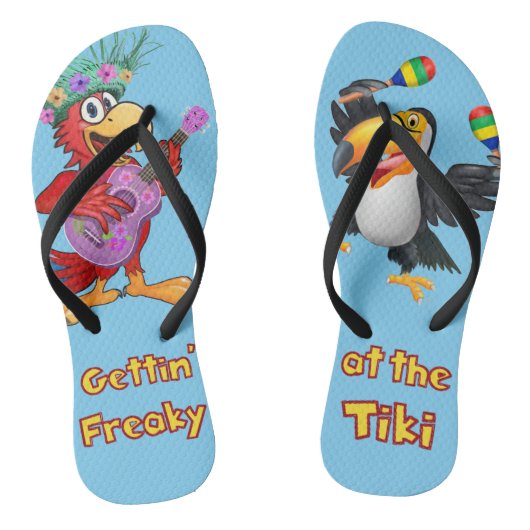 FEESTEN BIJ DE TIKI TEENSLIPPERS (Voetbed)