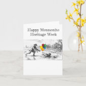 Feesten Dirk Willems Mennoniet Erfgoed Week Kaart (Gele Bloem)