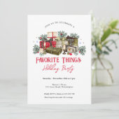 Feesten Favoriete Dingen Kaart (Staand voorkant)