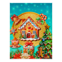 Feesten met mijn aangepaste kerst Gingerbread