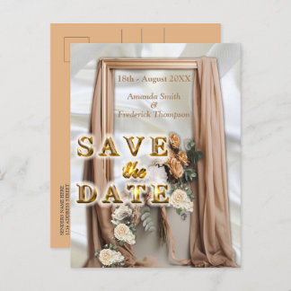 Feesten met Witte Bloemen rond zijde Aankondigingskaart