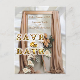 Feesten met Witte Bloemen rond zijde Aankondigingskaart