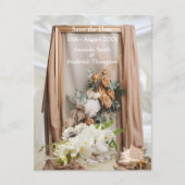 Feesten met Witte Bloemen rond zijde Aankondigingskaart (Voorkant)