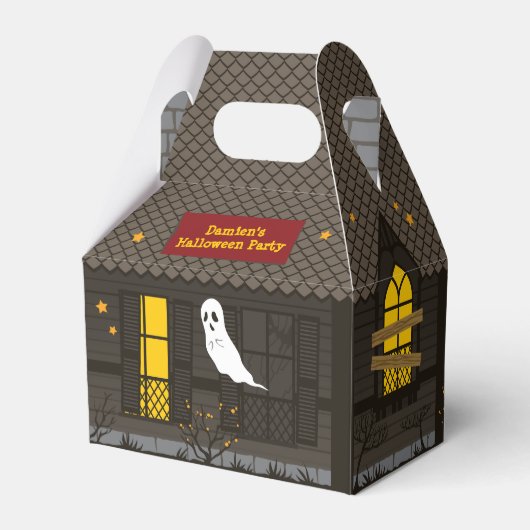 Feesten Straat - Halloween (donker) Bedankdoosjes (Achterkant)