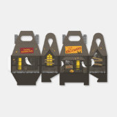 Feesten Straat - Halloween (donker) Bedankdoosjes (Uitgevouwen)