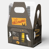 Feesten Straat - Halloween (donker) Bedankdoosjes (Geopend)