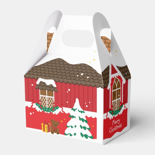 Feesten Straat - Kerstmis Bedankdoosjes (Achterkant)