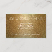 Feesten tijdens feestelijke bruiloft visitekaartje (Achterkant)