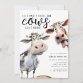 Feesten tot de Koeien thuiskomen | verjaardagsfees Kaart (Voorkant)