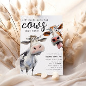 Feesten tot de Koeien thuiskomen | verjaardagsfees Kaart