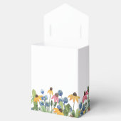 Feesten, verjaardagen, Waterverf Coneflowers Bedankdoosjes (Geopend)