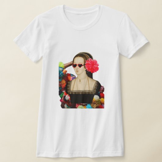 Feestende Anne Boleyn T-shirt (Laagn)