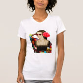 Feestende Anne Boleyn T-shirt (Voorkant)