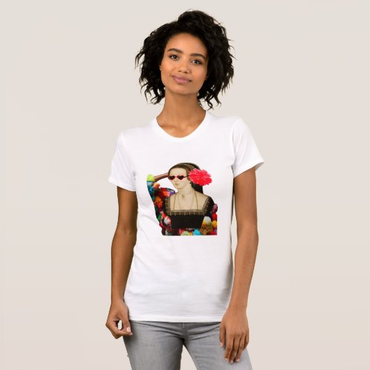 Feestende Anne Boleyn T-shirt (Voorkant volledig)
