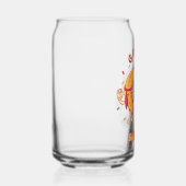 Feestende Bananen Party Kan Glas (Rechts)