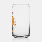 Feestende Bananen Party Kan Glas (Links)