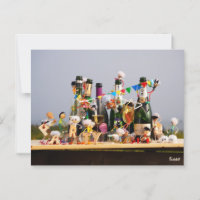 Feestende fubby's de van een feestje houden, gefel