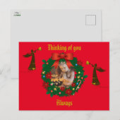 Feestengel Briefkaart (Voorkant / Achterkant)