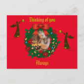 Feestengel Briefkaart (Voorkant)