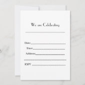 feestfeest kaart (Achterkant)