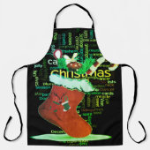 Feestfeest: Kerstchef's voor speciale dagen Schort (Voorkant)