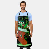 Feestfeest: Kerstchef's voor speciale dagen Schort (Gedragen)