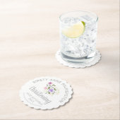 Feestfeest voor een kerstfeest kartonnen onderzetters (Insitu)