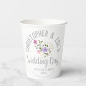 Feestfeest voor een kerstfeest papieren bekers (Achterkant)