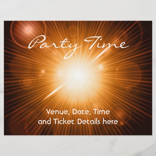 Feestflyer Flyer (Voorkant)