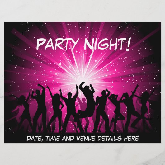Feestflyer Flyer (Voorkant)