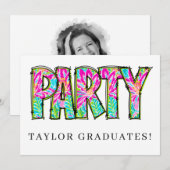 * FEestfoto AFSCHOLING Elke  Gebeurtenis Personali Kaart (Voorkant / Achterkant)