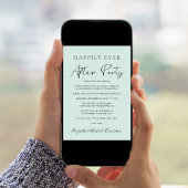 Feestfoto Mint Ontvangst 'Happily Ever After' Aankondiging